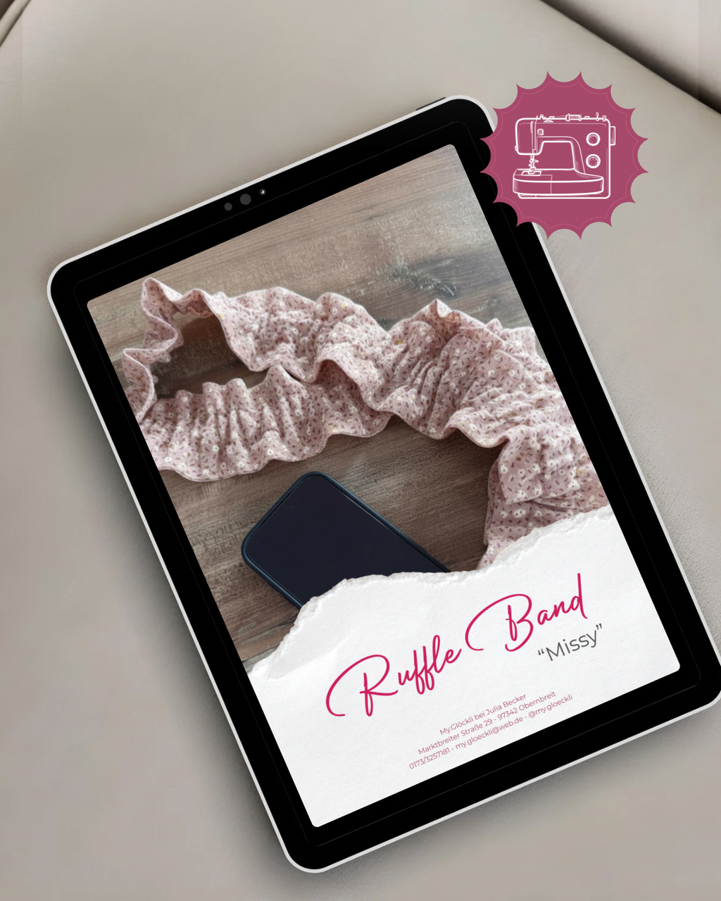 ePaper Anleitung - Ruffle Band Missy