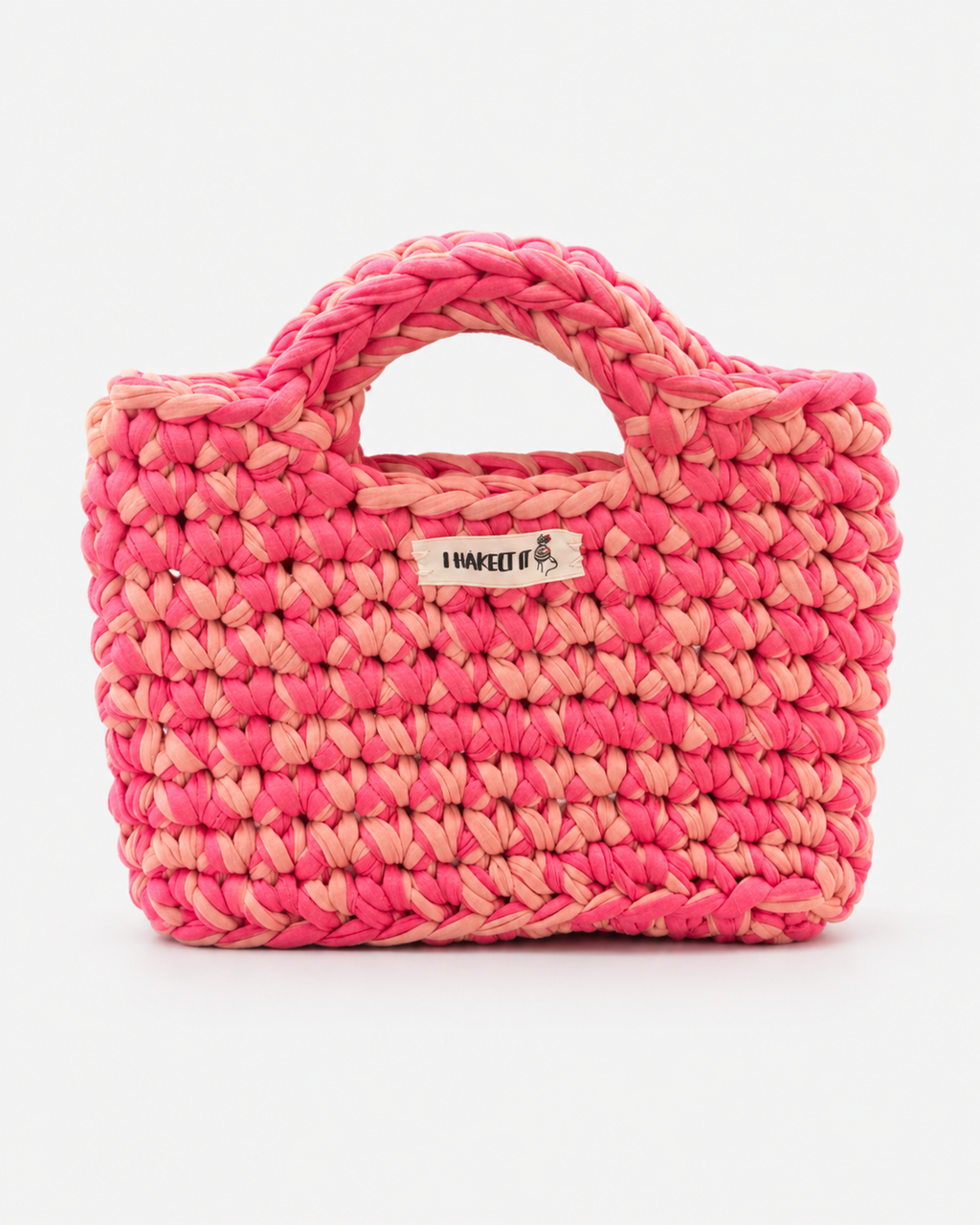 Häkeltasche Pink Sorbet