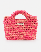 Häkeltasche Pink Sorbet